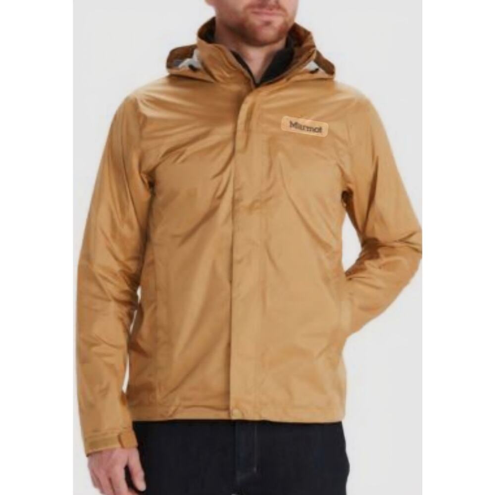 Marmot Men's Caramel Hooded Rain Jacket